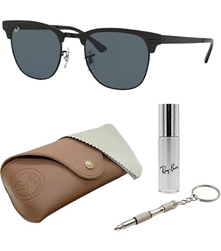 Amazon.com: Ray-Ban RB3016 CLUBMASTER CLASSIC Sunglasses with