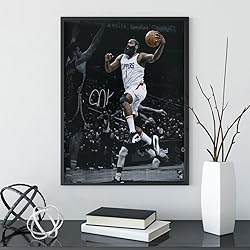 Basketball Superstar James Harden Signed Poster For
