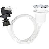 Hot Tub Air Switch, 16A On/Off Push Button Switch, Polished Silver 1 Set | Air Activated Switch Button, Universal Replacement for Jetted Whirlpool Tub &amp; Sink Garbage Disposal, Easy Install, Quiet