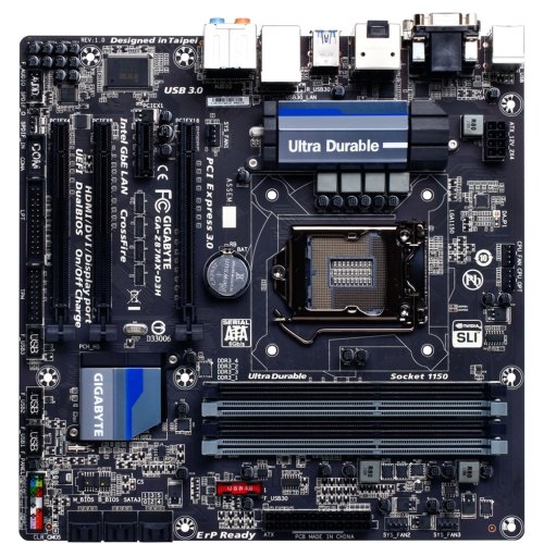 Gigabyte Ga. Z87mx. D3h Desktop Motherboard . Intel Z87 Express Chipset . Socket H3 Lga. 1150 . Micro Atx . 1 X Processor Support . 32 Gb Ddr3 Sdram Maximum Ram . Crossfire, Sli Support . Serial Ata/600 Raid Supported Controller . Cpu Dependent Video . 3 X Pcie X16 Slot . 4 X Usb 3.0 Port . Hdmi "Product Type: Electronic Components/Motherboards"