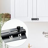 SZXMDKH Stainless Steel Door Lock Bolt Latch Black 3 Inch for Bathroom Shed view 5