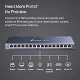 TP-Link TL-SG116 16-Port Desktop Gigabit Network Switch Green Power Saving QoS view 3
