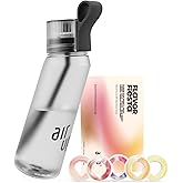 air up® water bottle (22 oz) for school, sports, gym | includes 5 scent pods & straw | flavored bottle in white – also for kids, boys, girls | no calories, sugar-free and suitable for carbonation