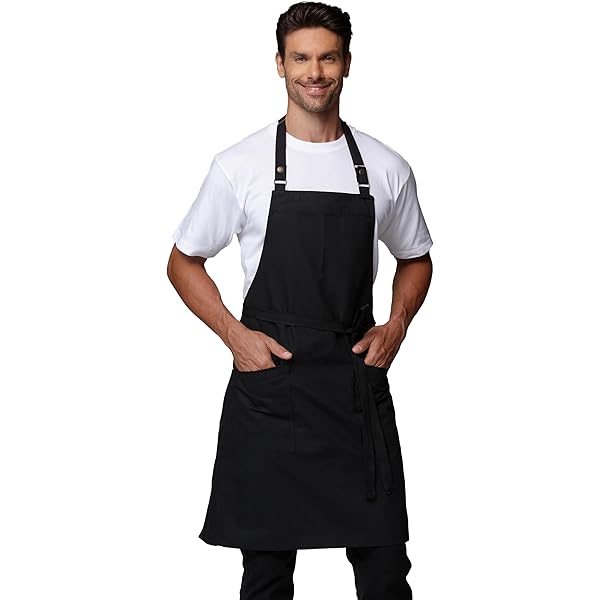 Amazon.com: Whites Chefs Apparel A530 Butchers Bib Apron, Navy