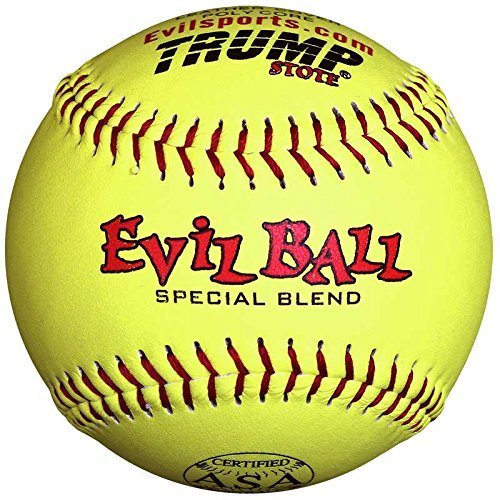 1 Dozen Special Blend Evil Ball 12" Softballs - 44cor/.375 Compression (MP-EVIL-ASA-Y2-SB) Best ASA Ball Made
