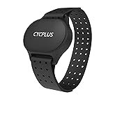 CYCPLUS Heart Rate Monitor Armband,Bluetooth 5.1 ANT+ HR Monitor with HR Zone LED Indicator, IP67 Waterproof, Use for Running