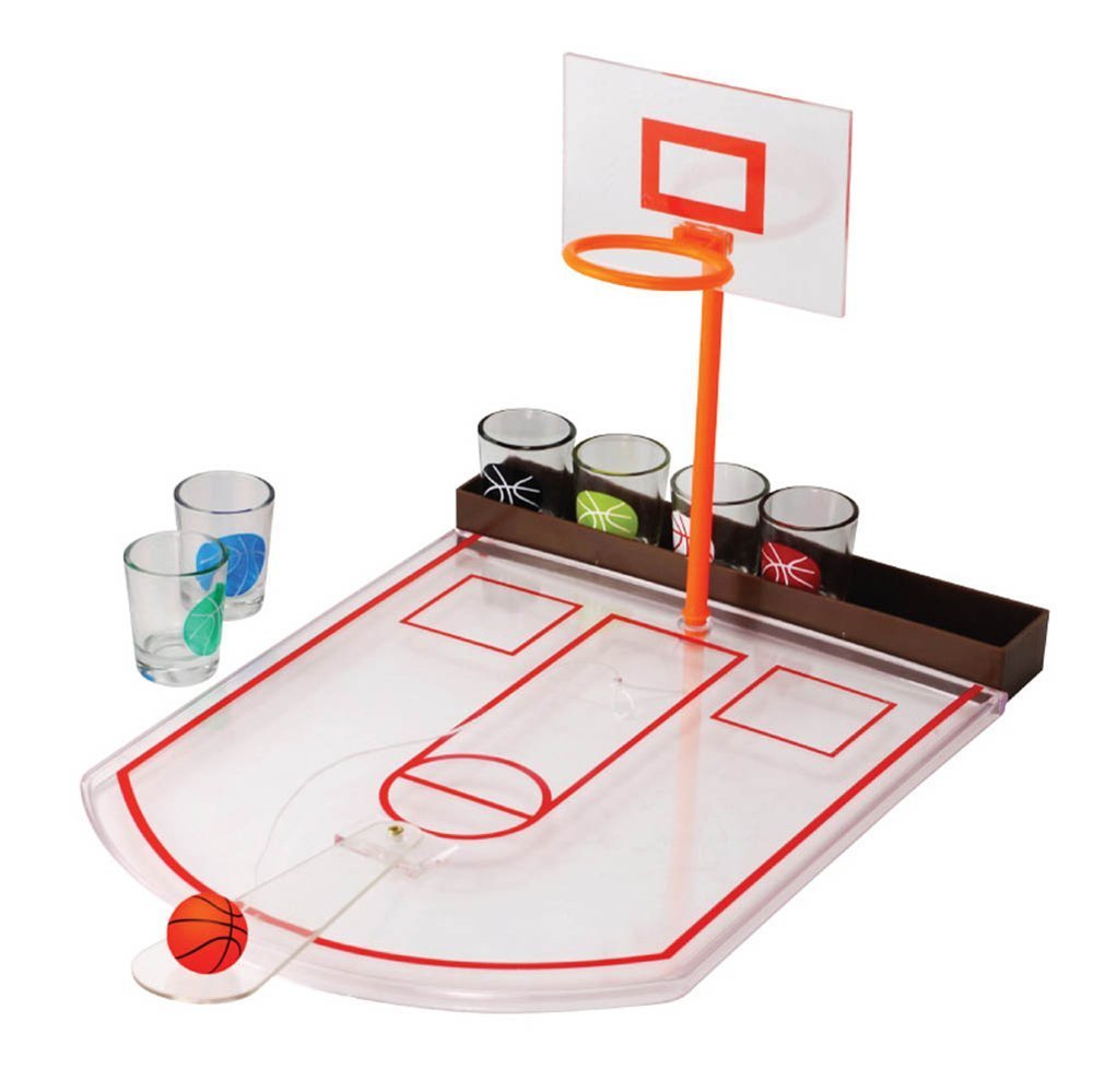 Fine Life Tabletop Mini Basketball Shot Glass Game Men College Students