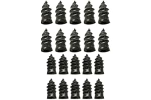 Essivox 20Pcs Professional Tire Repair Kit, Screw-in Rubber Plug Tools for Self-Service Wheel Puncture Maintenance