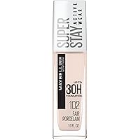 Maybelline Super Stay Full Coverage Liquid Foundation Active Wear Makeup, Up to 30Hr Wear, Transfer, Sweat & Water Resistant,