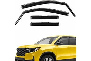 AEROGUYS Extra Durable Window Deflectors in-Channel Window Visors Rain Guards Fit for Honda Ridgeline 2017-2026, Sun Visors, Wind Vent for Shades, Exterior Car Accessories - 4 pcs. AG0856