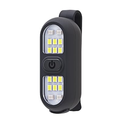 Clip on Flashlight, Running Lights for Runners Dog Light for Dog Walking at Night Rechargeable Safety Portable EDC Flashlight Gift for Runners Hands Free LED Work Light Flashing Camping Hiking Gear