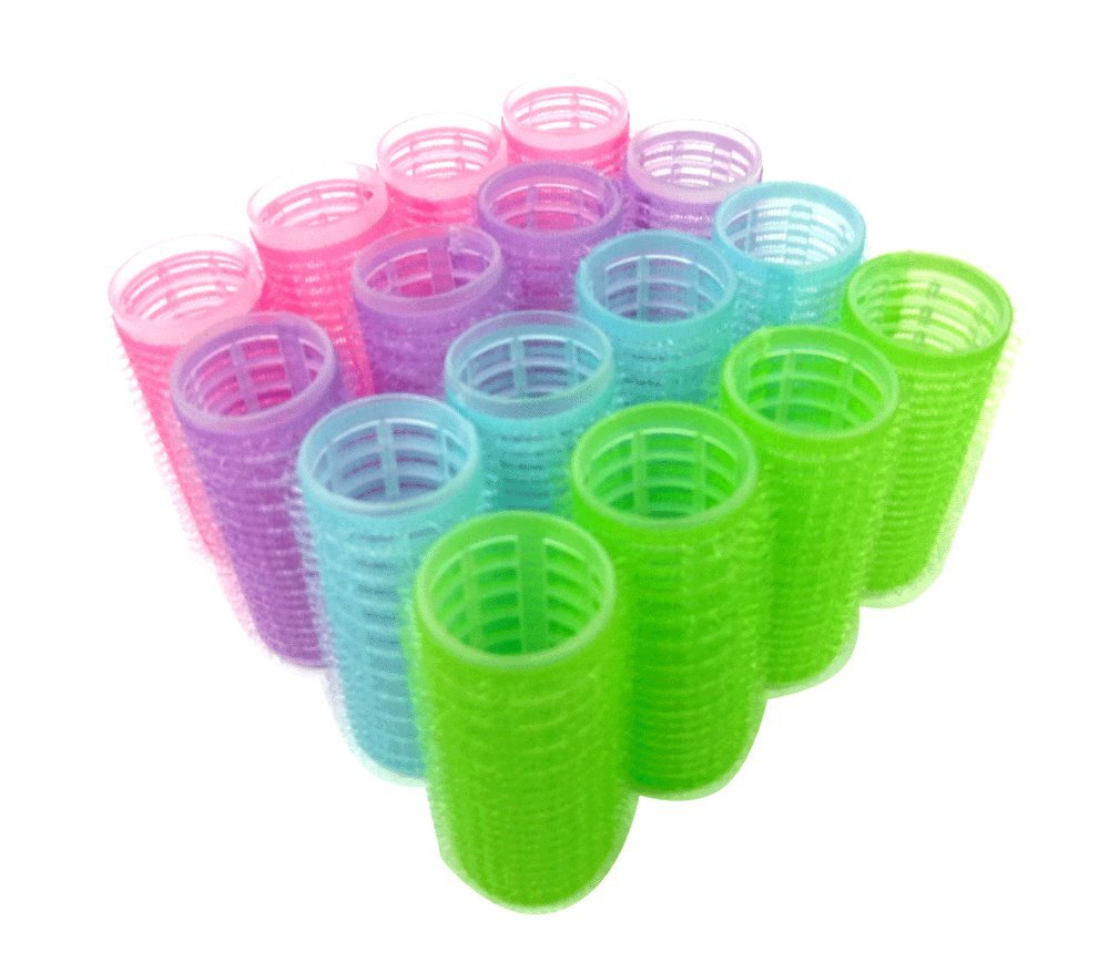 Medium Size Self Grip Hair Rollers Pro Salon Hairdressing Curlers eBay