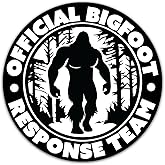 Official Bigfoot Response Team - for Cars Windows Bumpers Laptops Walls Cups Lockers and More - Two Sizes- Multiple Colors (White, 5 in)
