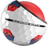 Callaway Chrome Soft TruTrk 23 red/blue golf balls 12–pack view 3