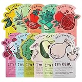 Facial Mask Sheet I'm Real, Aosmart 11 Pack Sheet Mask Full Face Korean Mask
