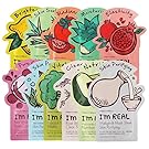 Facial Mask Sheet I'm Real, Aosmart 11 Pack Sheet Mask Full Face Korean Mask