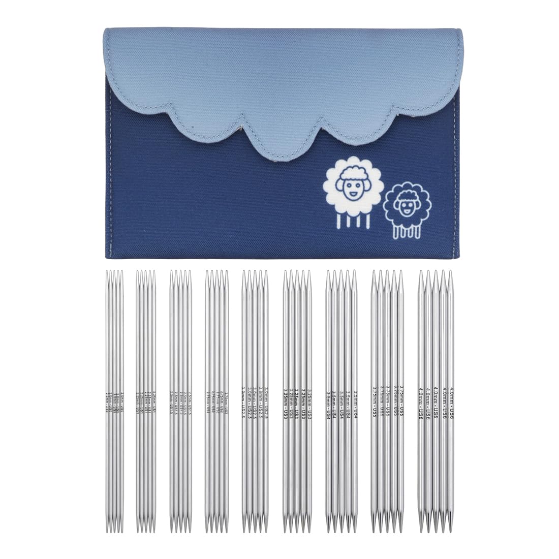 KnitPro Nova Deluxe Double Pointed Needle Set 6" (15cm) | 9 Sizes (2mm to 4mm)