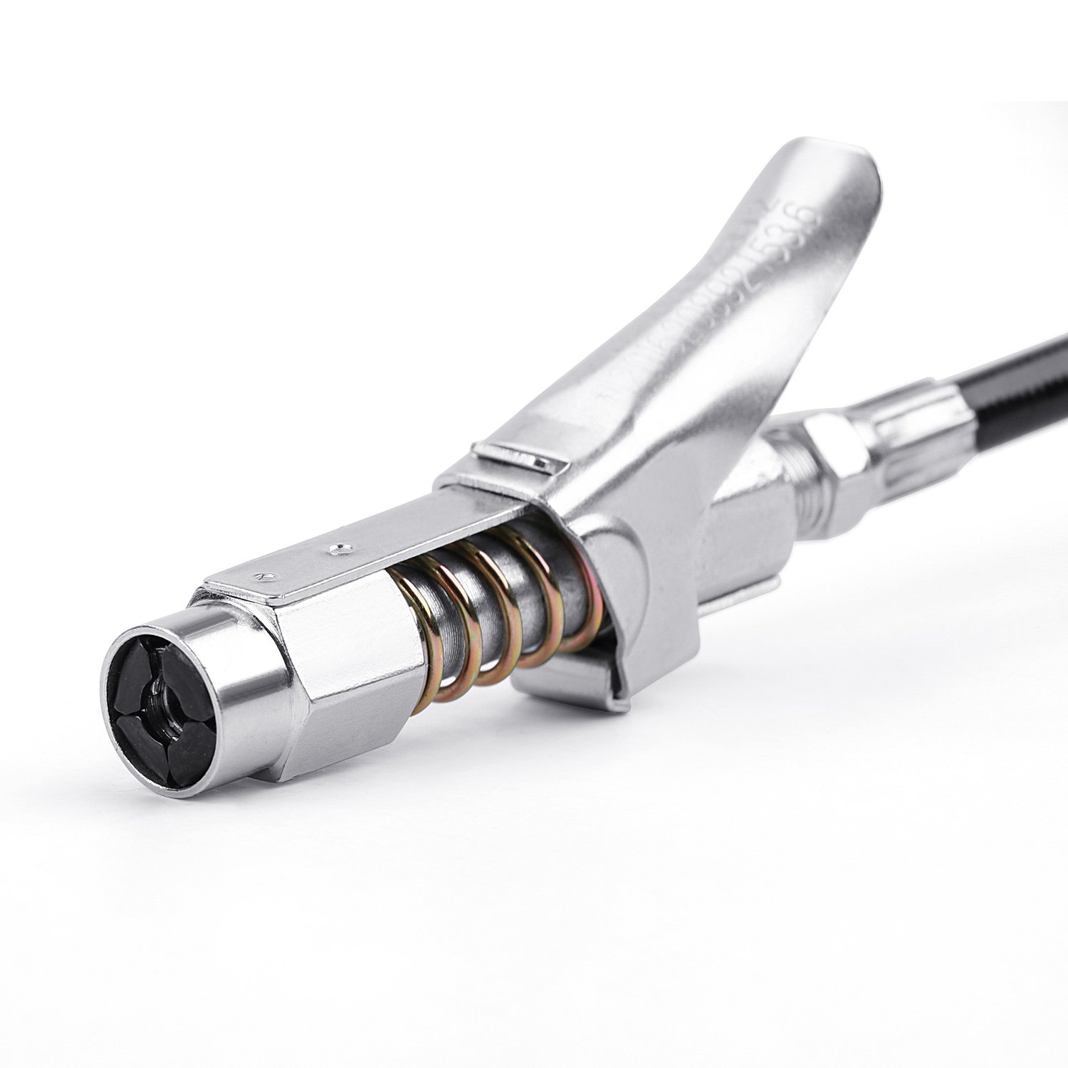 Zerk Grease Gun Coupler Quick Lock On Fitting Tip Fits SAE Metric 10000