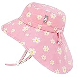 JAN & JUL Girls' Cotton Sun-Hat with Neck