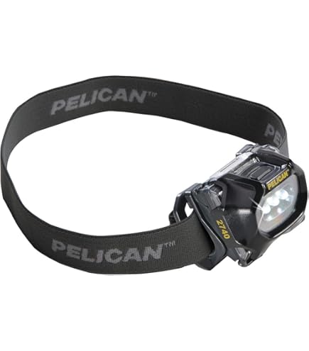 Amazon.com : Pelican 2720 LED 200 Lumen Headlight (White) : Sports
