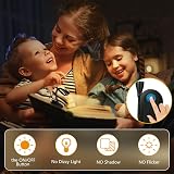AMFUN Reading Light LED Book Lamp 360° Flexible Clip USB-C Rechargeable 3 Color view 3