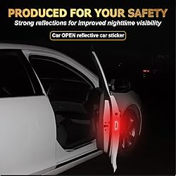 4PCS Car Door Open Warning Reflective