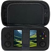 Xmaspanda Carrying Case for RG35XX H / RG353M Handheld Game Console, Portable Game Console Storage Case with Screen Protector