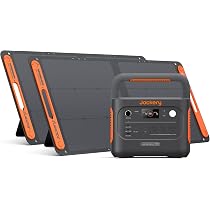 Jackery Solar Generator 1000 v2 with 2X SolarSaga 100W,1070Wh