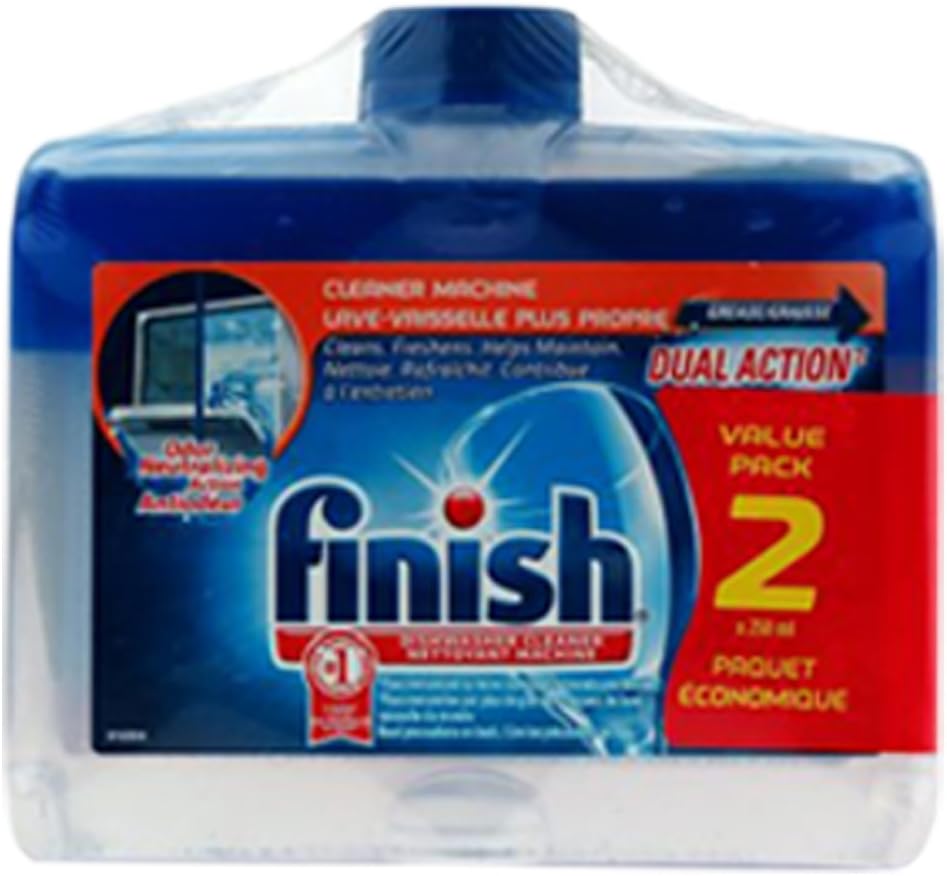 Acabado lavavajillas limpiador de doble acción 250 ml x 2 unidades