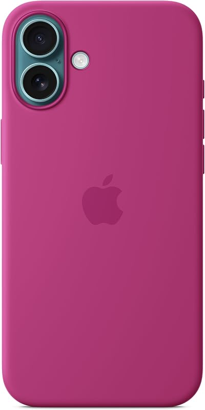 iPhone 16 Plus Silikon Case mit MagSafe – Fuchsia ​​​​​​​