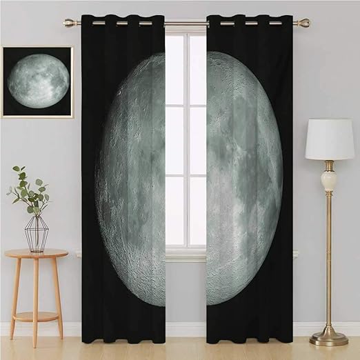 Amazon Com Benmo House Galaxy Gromit Curtains Window Curtain