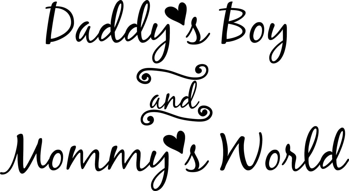Wall Decal Quote Daddy's