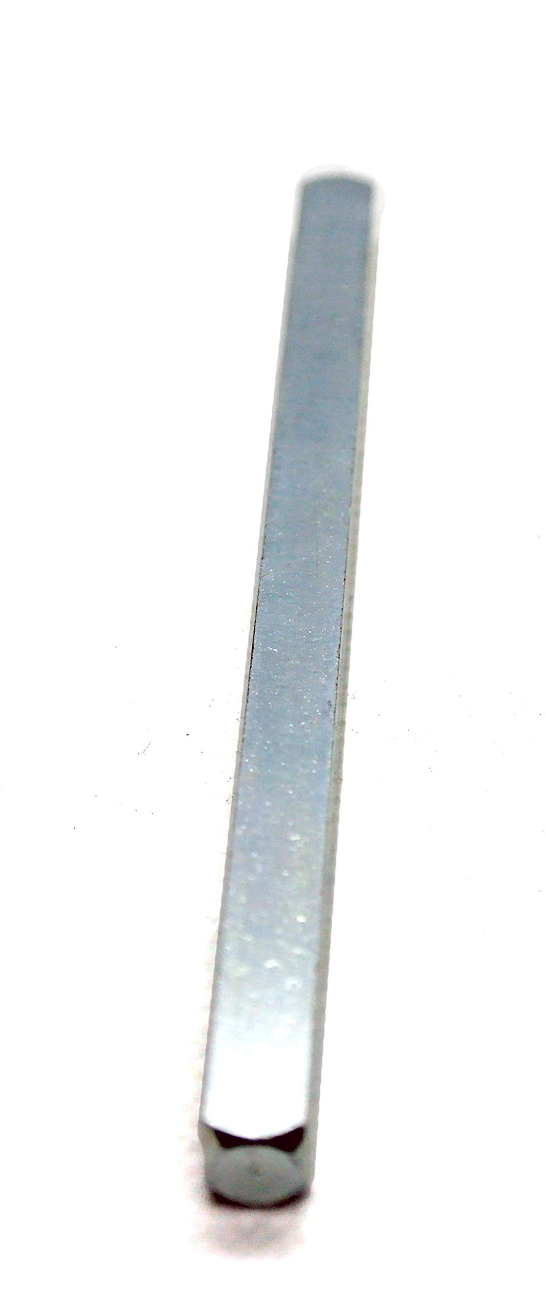 FixitFlo Spindle Bar 8mm x 130mm Length Plain Steel Zinc Finish Replacement for Door Handle Repair Pack of 1 (Plain Spindle Bar)