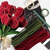 NafuXiaJJia Rose Pipe Cleaner Kit with 150 Pcs Pipe