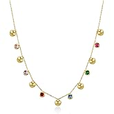 18K gold plated Light Yellow Green Brown Beaded Natural Stone Healing Statement Necklace Choker for Women by SNGIA, Colorful Bead Quartz Trendy Birthstone Jasper Gemstone Bohemian Preppy Retro Bold Handmade Exaggerated Jewelry Gifts, Vintage Unique Cute Baroque Crystal Pearl Opal necklace Summer Beach Fashion Nickle Free Rhinestone Accessories