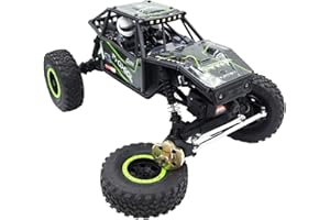 JOYSOG Steering Rod Tie Links for Axial 1/18 UTB18 Capra RC Car, 1 Set Metal Steering Servo Link Turnbuckle Rod Linkage (Titanium)