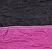 Cutequeen Double Nest Nylon Fabric Hammock with Multi Loops Tree Straps (Black/Purple)