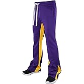 SCREENSHOT Track Pants 3202 Mens Streetwear Premium Stacked Flare Fit Urban Track Pants Workout Athletic Bottoms