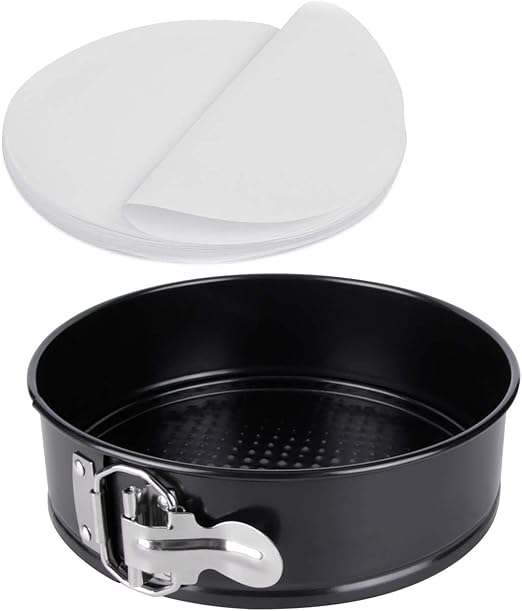 7 Inch Springform pan, Happybase NonStick Cheesecake Pan with Removable Bottom/Leakproof Cake