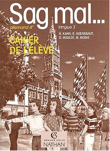 Download Sag mal, Allemand 4e LV1, cahier de l'élève PDF