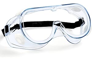 MELASA Safety Goggles ANSI Z87.1, Anti-Fog Protective Lab Goggles, Eye Protection Goggles