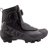 Lake MX146 Winter Cycling Shoe &ndash; Water‑Resistant Softshell + Waterproof Membrane &ndash; Black &ndash; Regular &amp; Wide