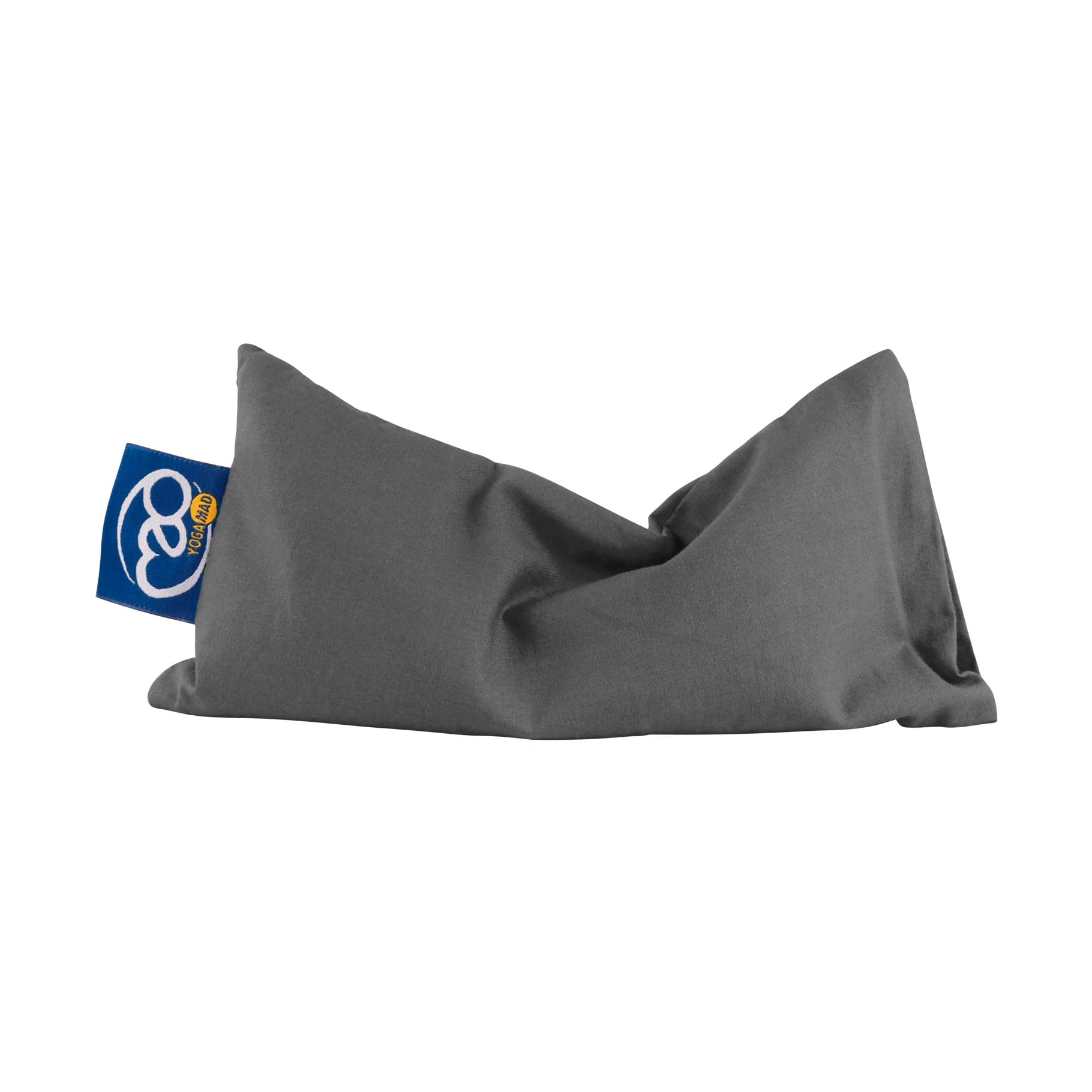 Yoga-Mad Eye Pillow | 100% Organic Cotton | Lavender & Linseed FIlled Yoga Pillow | Stress Relief Eye Bag for Aromatherapy, Relaxation and Tired Eyes - blue