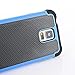 Galaxy S5 Case,OHOH [Shock Absorbent] [Impact Resistant ] Samsung Galaxy S5 Case,Rubber&Plastic Hybrid Full-Body Shockproof Drop Resistant Protective Case Cover for Samsung Galaxy S5(Blue)