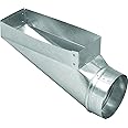 Imperial GV0650 Duct End Boot, 3-1/4" x 10" x 4"