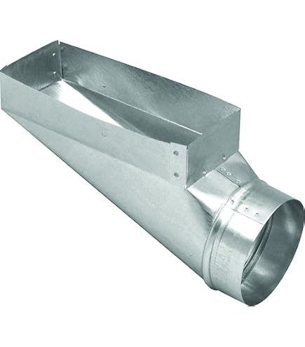 Amazon.com: Imperial Gv0664 Galvanized Duct End Boot, 30 Gauge, 3