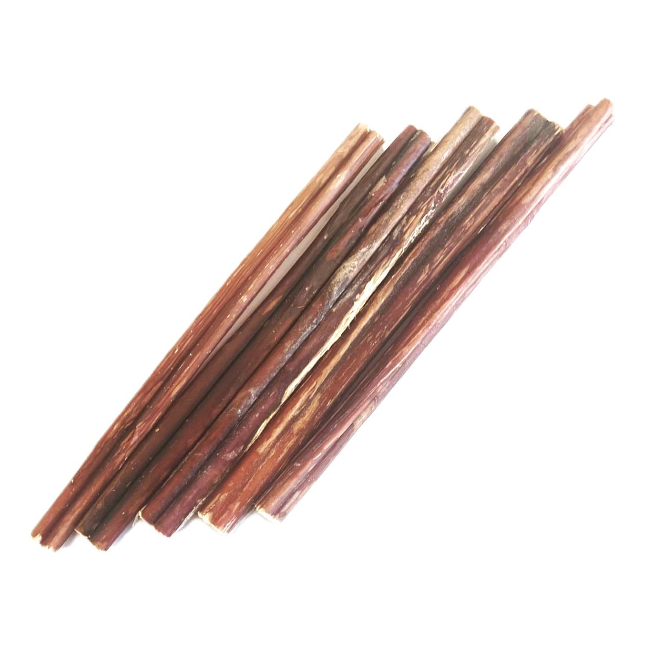 Calf Bulls Pizzles x 10 (12cm approx 5") Premium Natural Dog Treats Chews A Thinner Bully Stick Especially Suited For Puppies and Smaller Dogs SHC