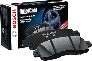 Bosch BC905 QuietCast Premium Ceramic Disc Brake Pad For: Infiniti: (EX,FX,G,JX,M,Q,QX,X); Nissan 350Z, 370Z, Altima, Juke, L