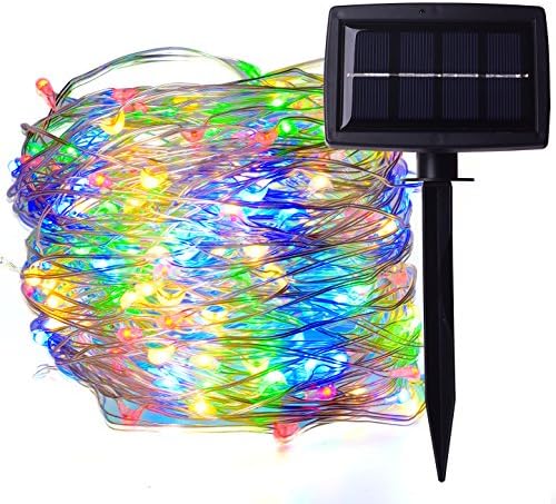 [New Upgraded Version]Souldio™200 LED 72 ft Solar Powered String Lights,Copper Wired Light,Waterproof Solar Lights for Decorate Garden,Patio,Lawn,Landscape(Multi-Color)