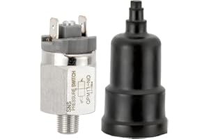 Stainless Steel Air Adjustable Pressure Switch, 1/8" PT Thread, Normally Open Type